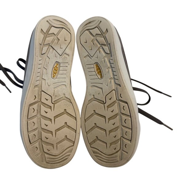 SIZE 8 Keen Elsa Brown Canvas Sneakers Shoes - Picture 10 of 10